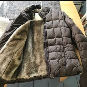 Abercrombie and Fitch Lined Puffer Coat